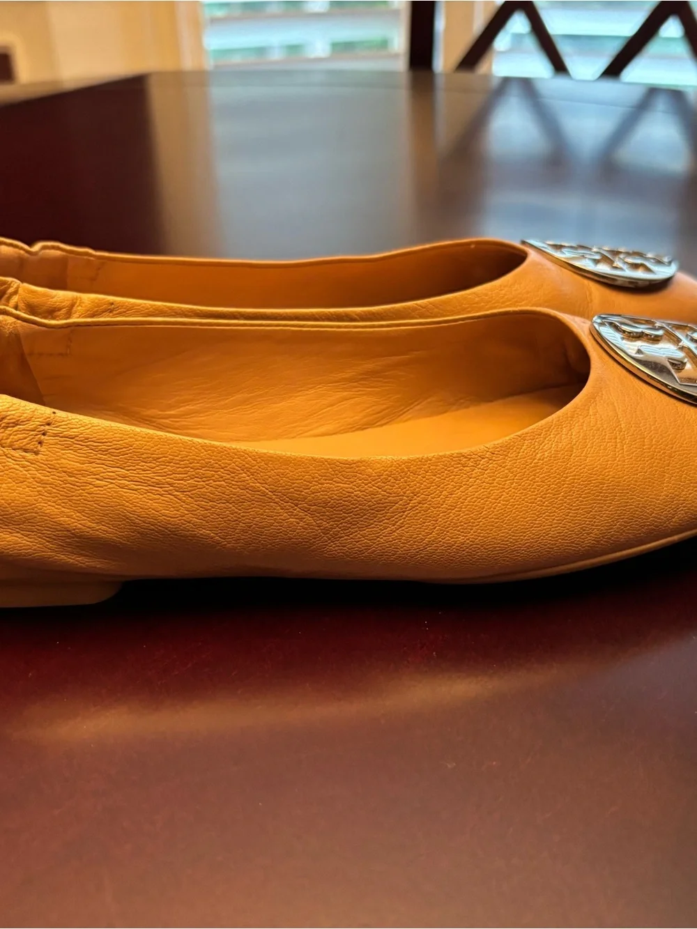 Tory Burch Logo Ballet Flats